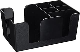 Winco Condiment Caddy 6 Compartment, Plastic